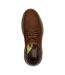 Mens Garza Gervin Leather Oxford Shoes Dark Brown Skechers-4