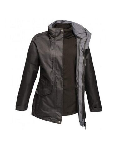 Regatta Womens/Ladies Benson III 3-in-1 Breathable Jacket (Black/Black) - UTPC3308
