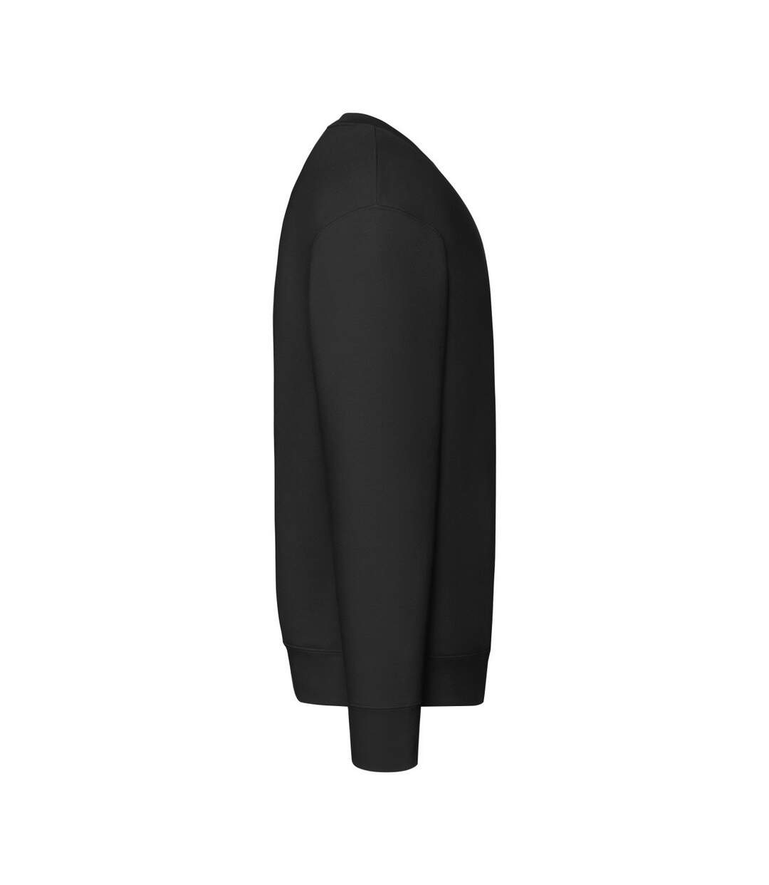 Mens Premium Set-in Sweatshirt Black Fruit Of The Loom-3