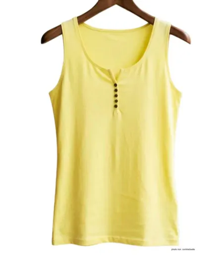MAYFLOWER DACCA2 - Débardeur pour femme en coton bio : la fraîcheur d'un style écoresponsable