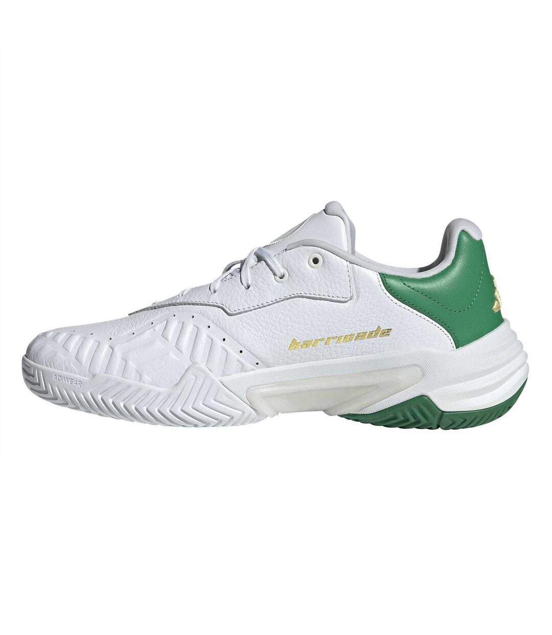 Mens Barricade 13 Lace Up Trainers Gold White Green Adidas-3