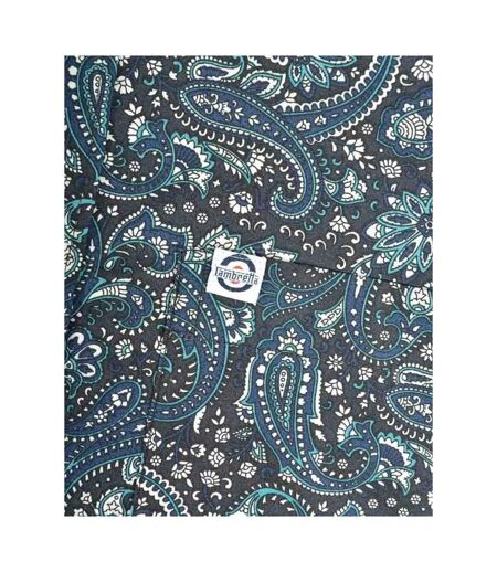 Chemise Motif/style Cachemire Homme Noir Gris Bleu Lambretta