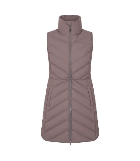 Womens/ladies Anmore Padded Gilet Taupe Mountain Warehouse