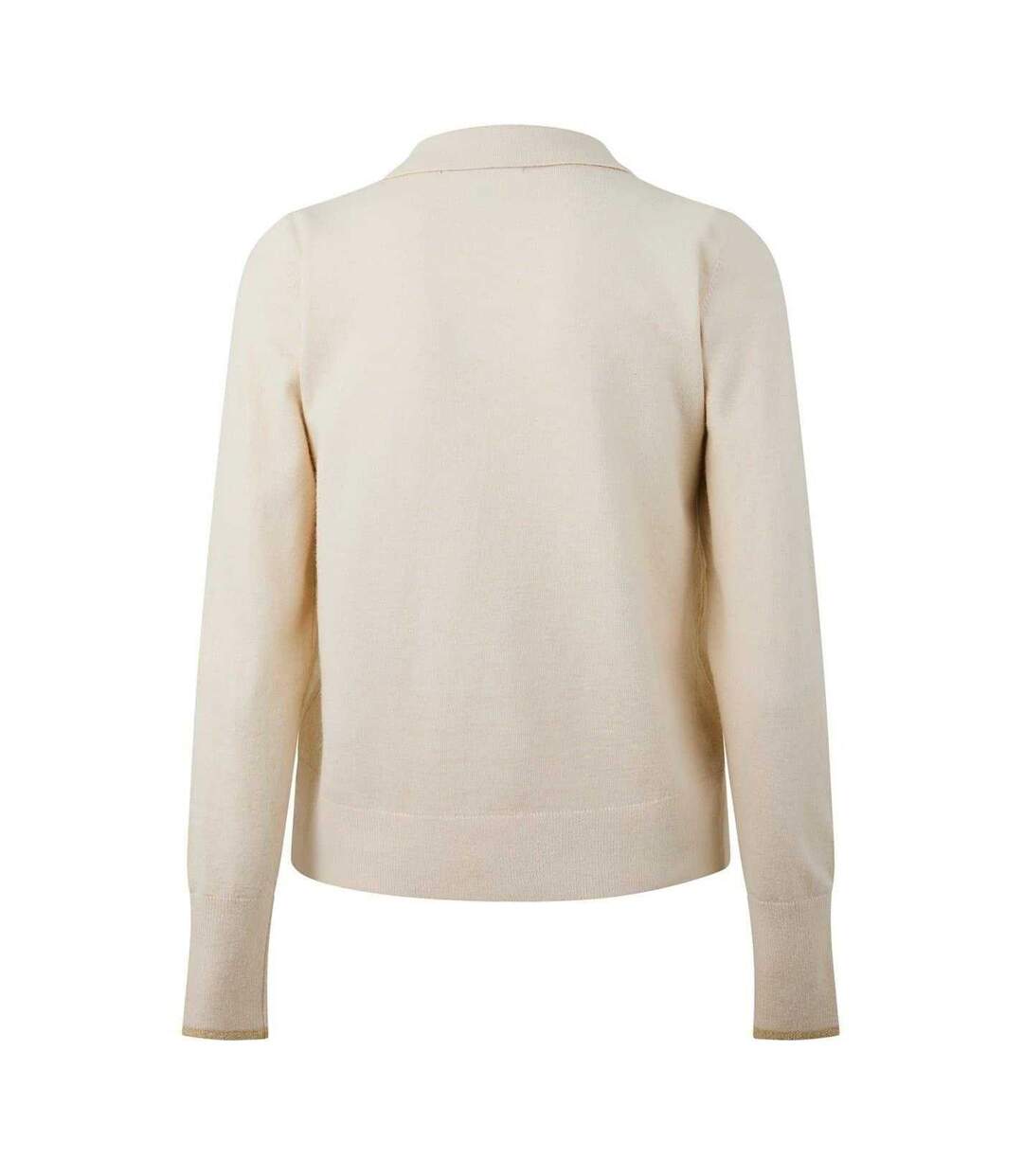 Womens/ladies Full Zip Cardigan Whitecap Grey Marl Biba-3