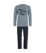 Pyjama long col rond homme SmileyWorld® I Athena-1