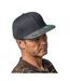 Casquette Ajustable Bronx Noir Argenté Result Headwear-1