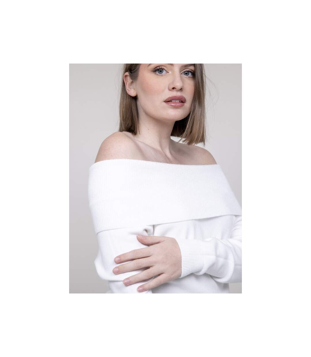 Pull col bardot KATARINA - Dona X Lisa-3