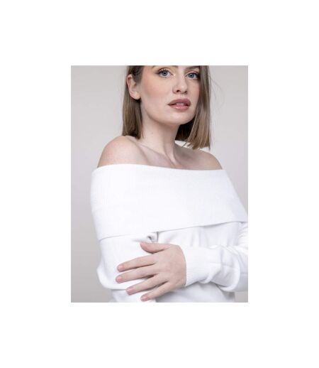 Pull col bardot KATARINA - Dona X Lisa