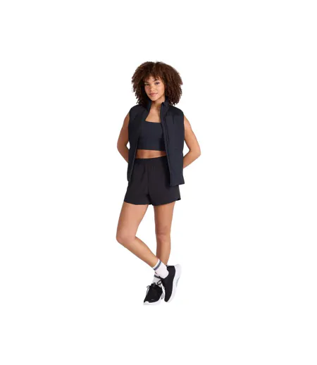 Veste Sans Manches Active Femme Noir Animal