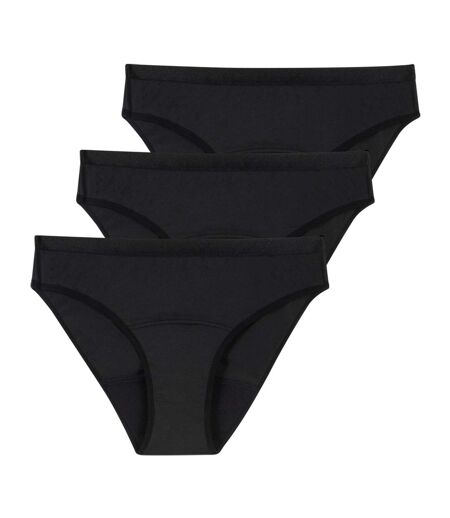 Lot de 3 slips menstruels femme Athena
