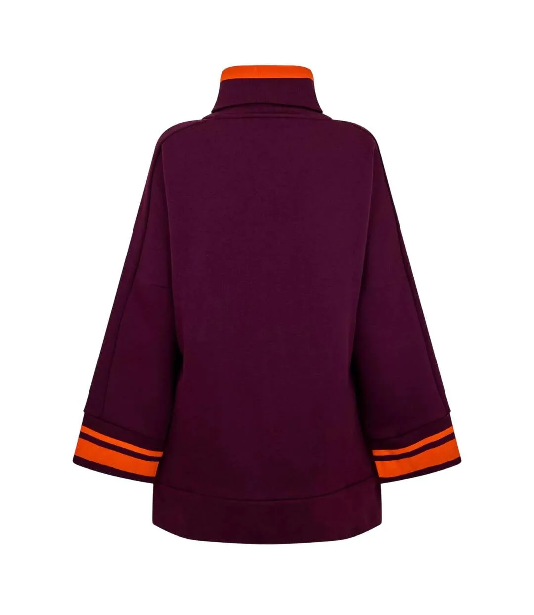 Womens/ladies Winetas Full Zip Hoodie Purple Puma-2