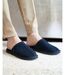 Isotoner Chaussons Mules homme en cuir et interieur ultra doux en fausse fourrure-2