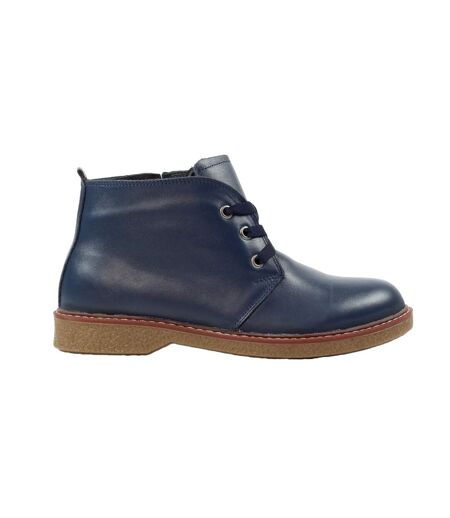 Bottines claire femme bleu marine Lunar