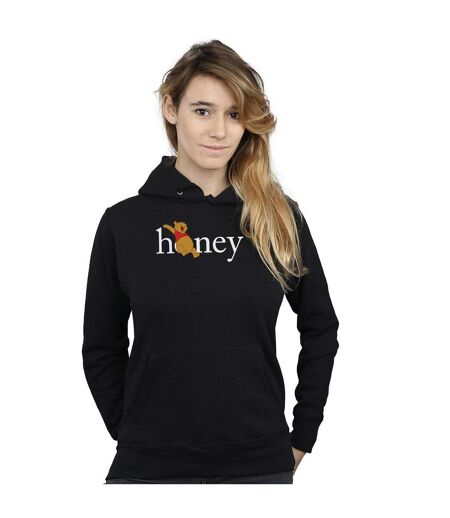 Disney Sweat à capuche Winnie The Pooh Honey Womens/Ladies (Noir) - UTBI15466