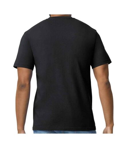 Mens cotton lightweight t-shirt black Gildan