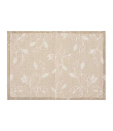 Set de Table Design Fleurs 30x45cm Beige