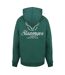 Womens/ladies Logo Drop Shoulder Hoodie Green Slazenger-2