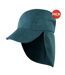 Lot de 2  casquettes légionnaire pliables adulte vert bouteille Result