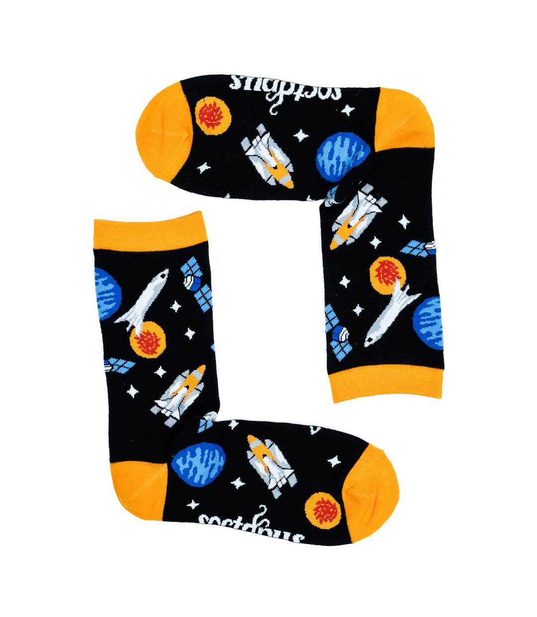 Space Themed Novelty Unisex Cotton Socks-3