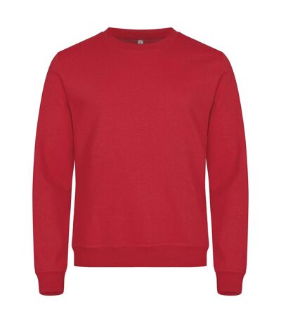 Unisex Adult Miami Round Neck Sweatshirt Red Clique