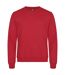 Unisex Adult Miami Round Neck Sweatshirt Red Clique-1