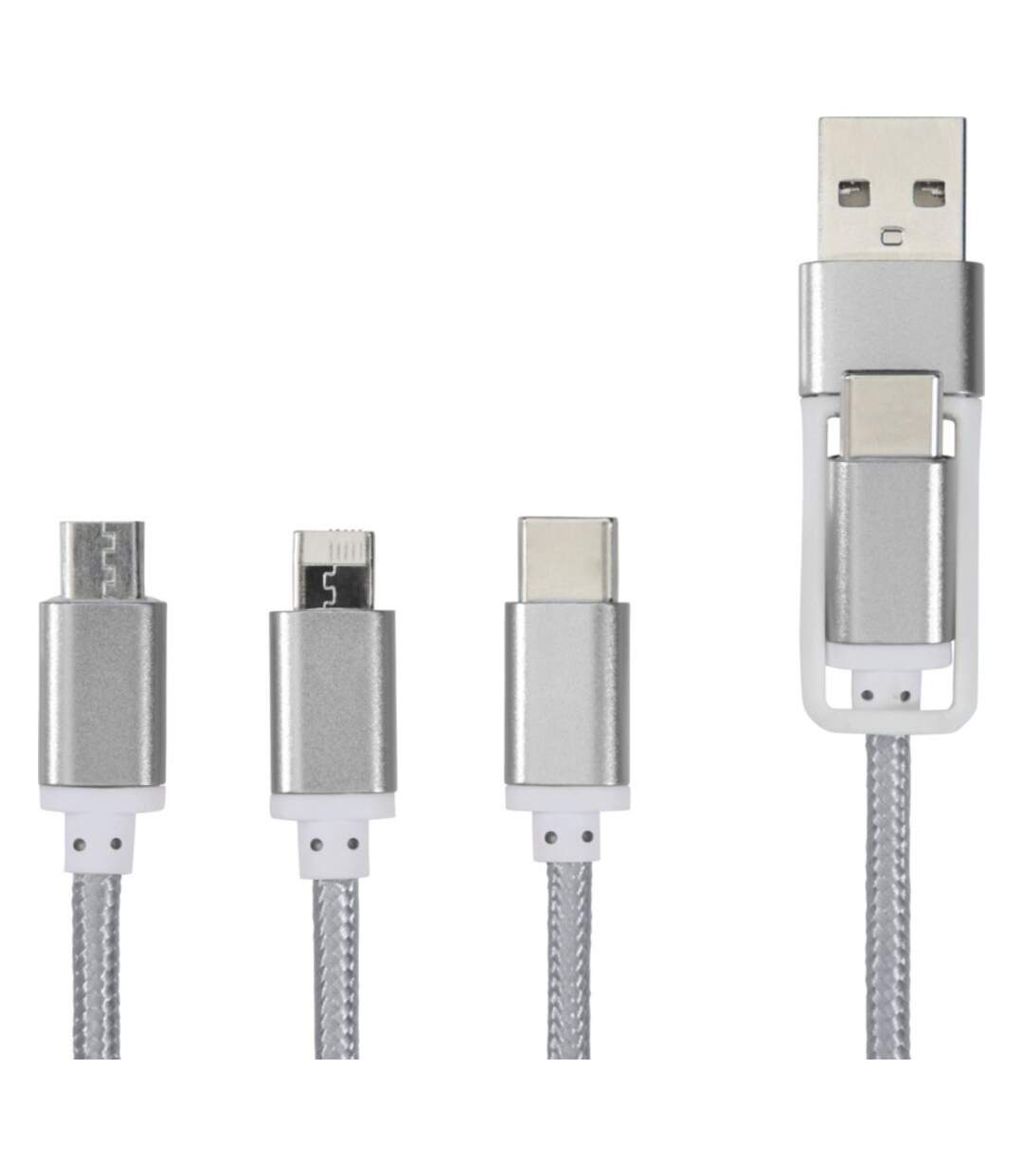 Versatile usb cable one size grey Bullet