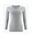 Womens/ladies Ashland U Sweatshirt Grey Melange Harvest-2