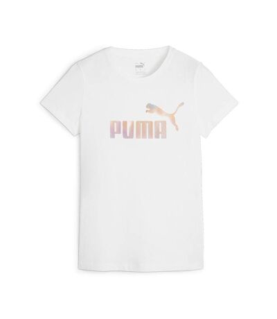 T-shirt Blanc Femme Puma Ess+ Summer Daze - L