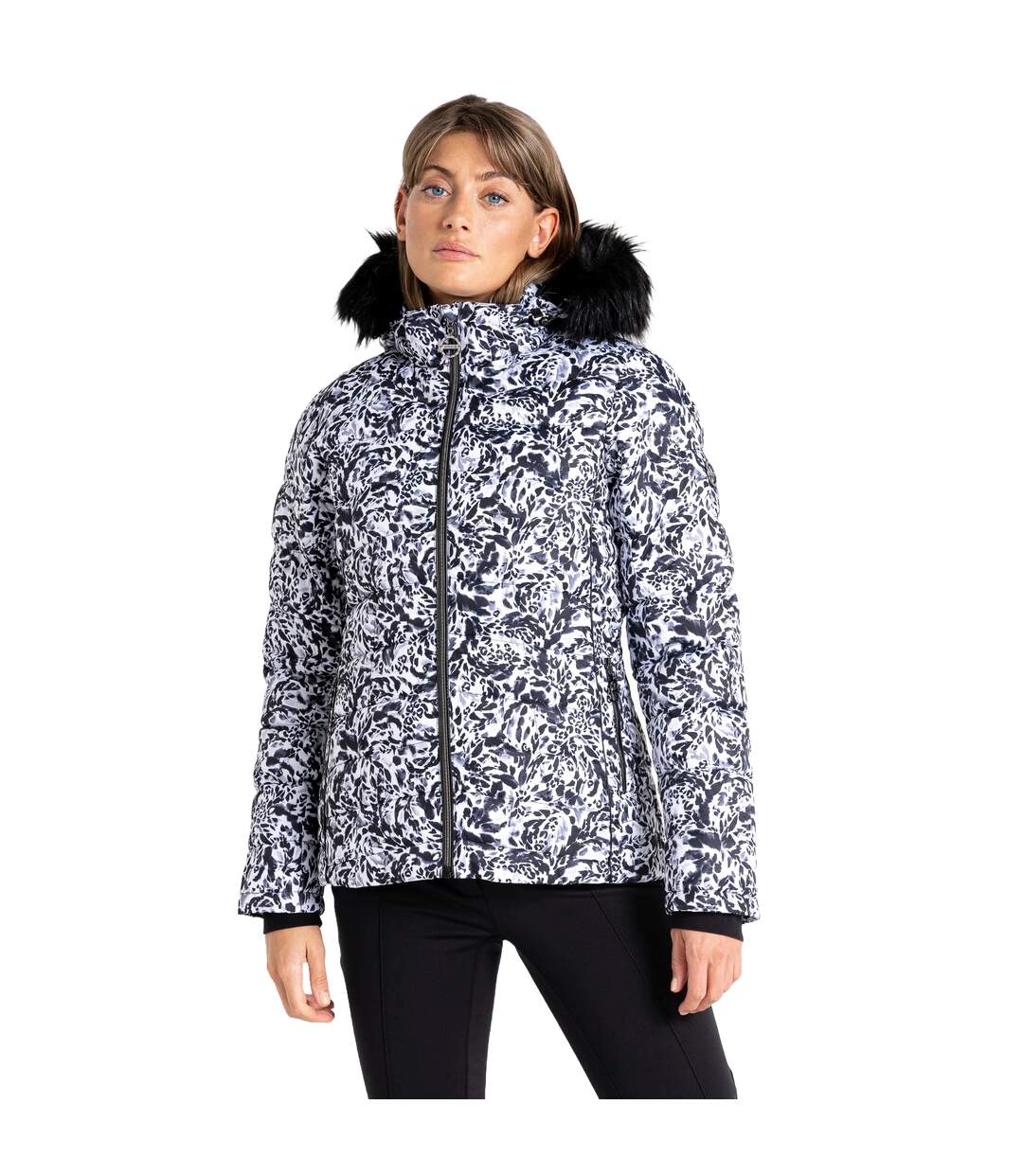 Blouson de ski glamorize femme noir / blanc Dare 2B-3