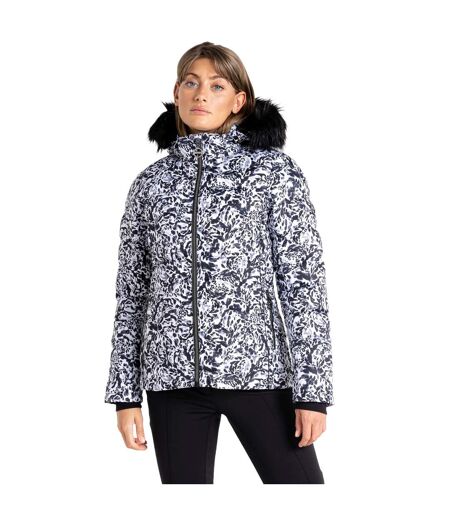 Blouson de ski glamorize femme noir / blanc Dare 2B