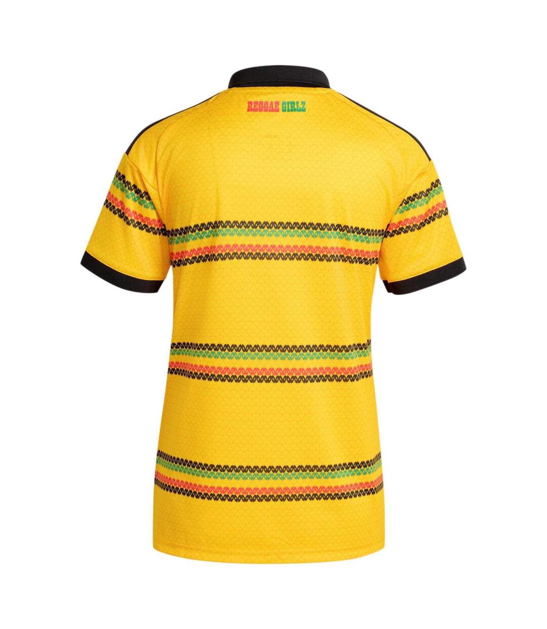 Womens/ladies Bob Marley 2026 Jamaica Home Shirt Gold Green Adidas-3