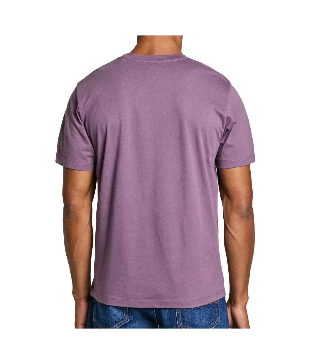 T-shirt Violet Homme Pepe jeans Eggo SEB - L-2