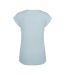 T-shirt Femme Bleu Poudre Build Your Brand-2