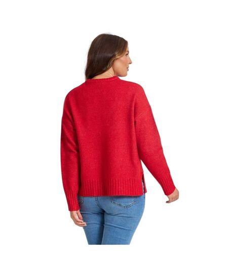 Sweat Motif/style Poche Femme Rouge Be You