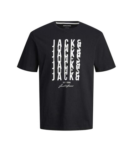 T-shirt Noir Homme Jack & Jones Delvin - L