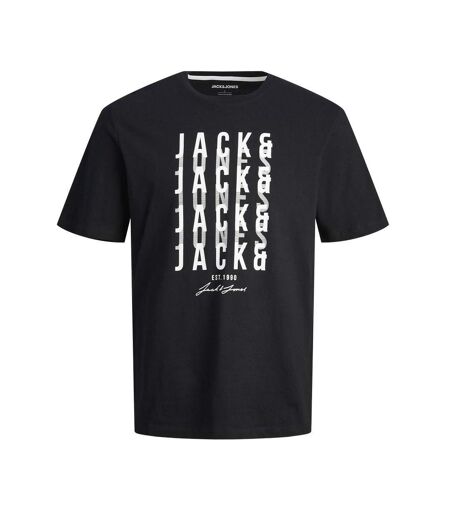 T-shirt Noir Homme Jack & Jones Delvin - M