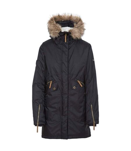 Womens/ladies Eternally Waterproof Parka Black Trespass
