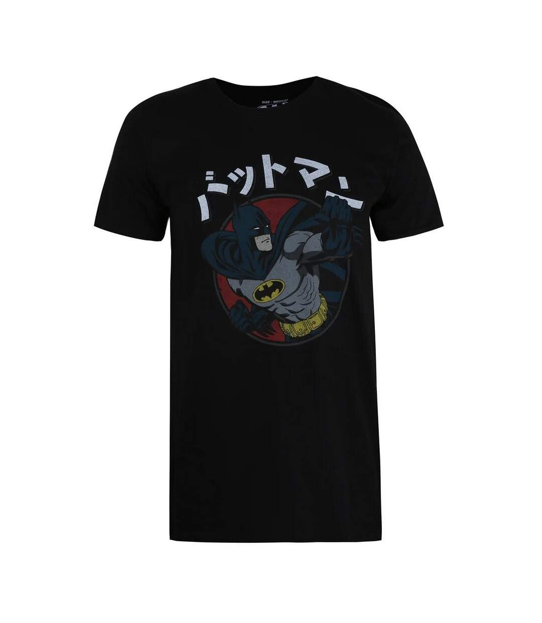 Batman Mens Gotham City Japanese T-Shirt (Noir/Gris/Blanc) - UTTV756
