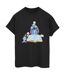 Disney Femmes/Les femmes Lilo & Stitch Reading A Book Cotton Boyfriend T-Shirt (Noir) - UTBI30078-1