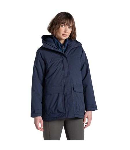 Veste Imperméable À Capuche National Trust Crossbill Femme Bleu Foncé Craghoppers