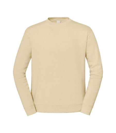Sweat Uni Col Ars-du-cou Iconic Premium Homme Beige Fruit Of The Loom
