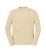Sweat Uni Col Ars-du-cou Iconic Premium Homme Beige Fruit Of The Loom-1