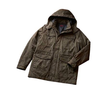 Parka en coton enduit NELSON1T