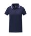 Elevate Womens/Ladies Amarago Short-Sleeved Polo Shirt (Navy)