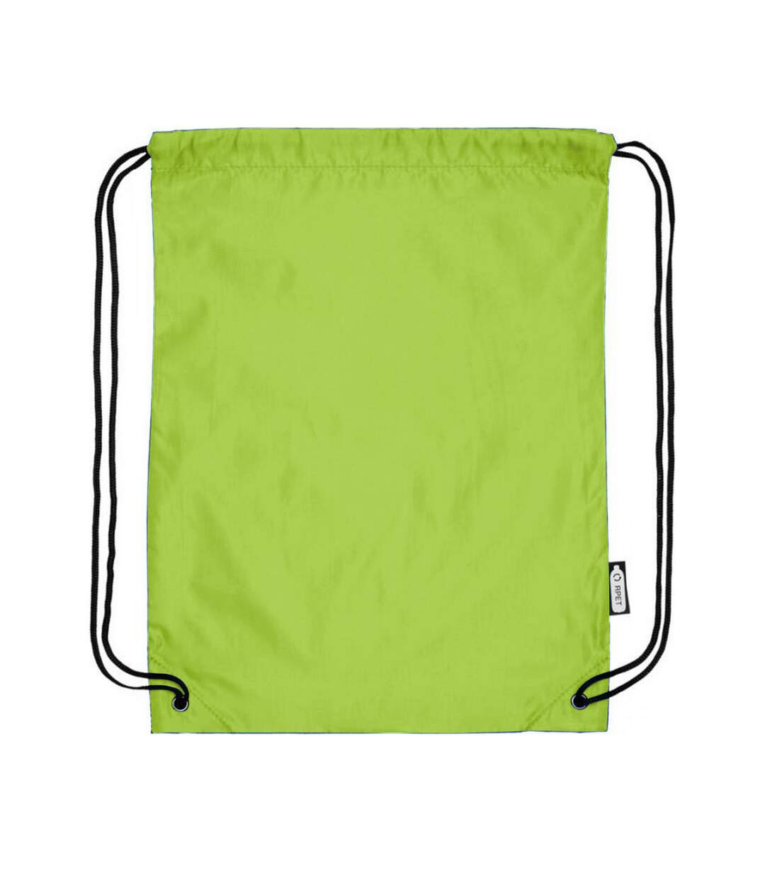 Oriole Recycled Drawstring Backpack One Size Lime Bullet-2
