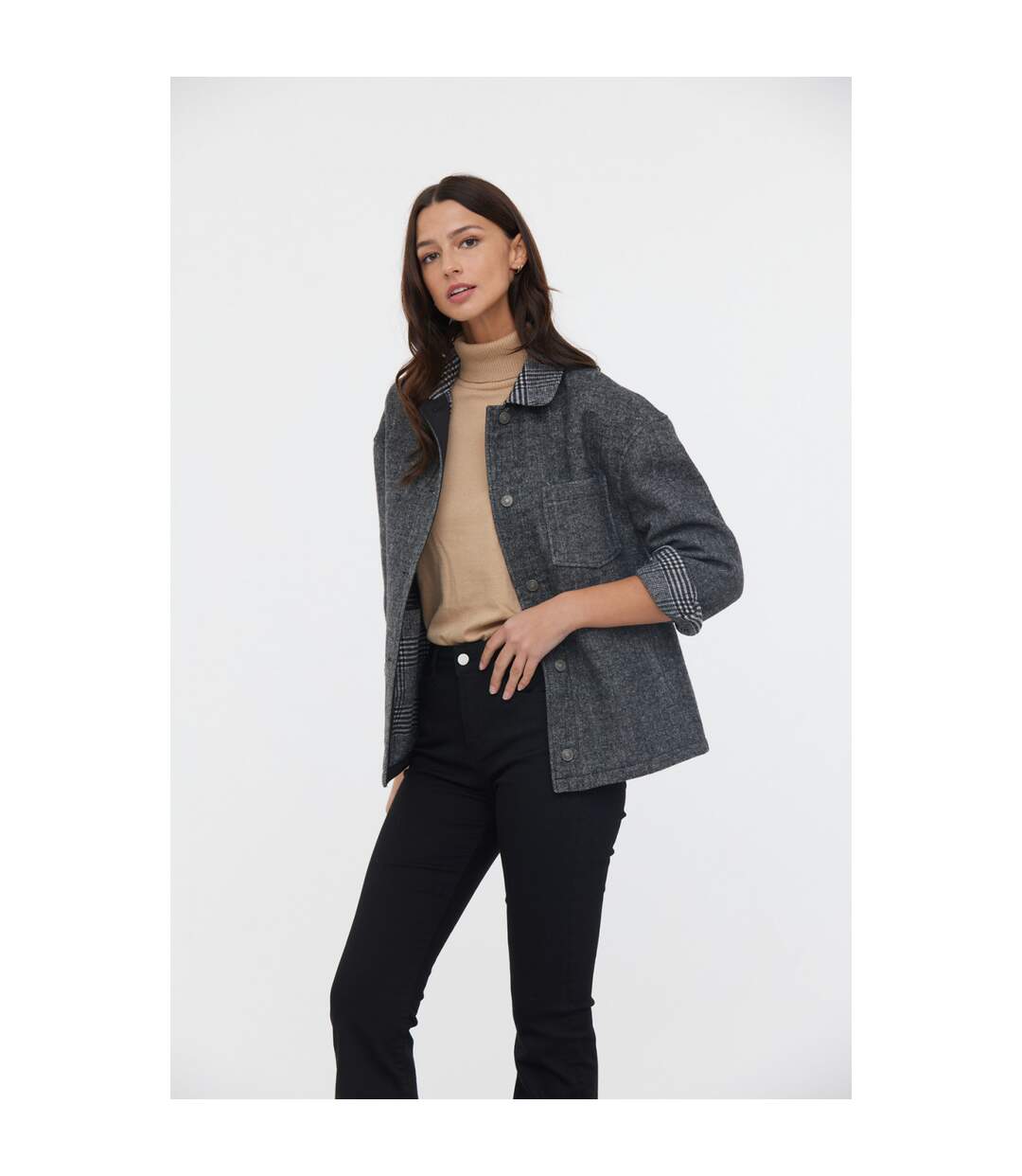 Veste polyester loose FIAL-5