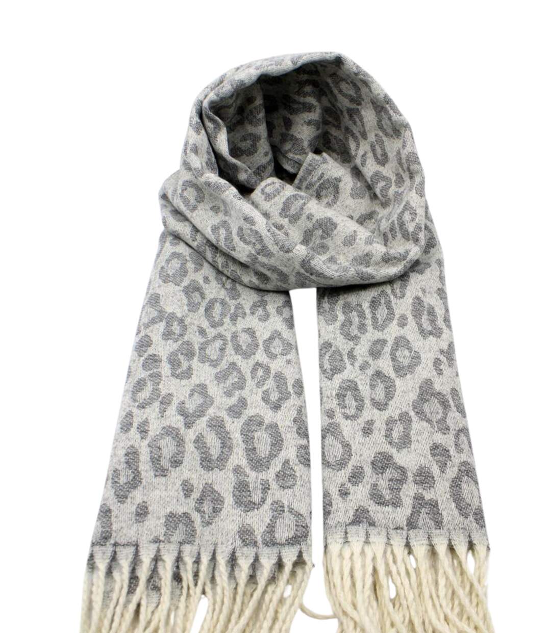 écharpe élégante en Polyester Doux grise pour Homme - Accessoire Tendance Automne Hiver-2