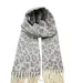 écharpe élégante en Polyester Doux grise pour Homme - Accessoire Tendance Automne Hiver-2