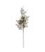 Branche de Feuilles Marron Glacé 75cm Vert & Beige-1