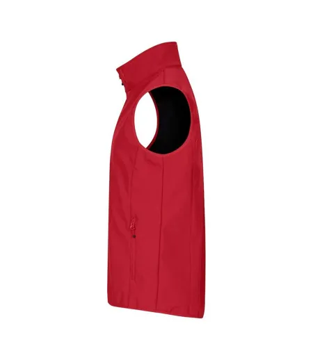 Mens Classic Soft Shell Jacket Red Clique